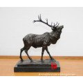 indoor brass deer statues for desk